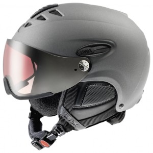 Skihelm mit integriertem Visier